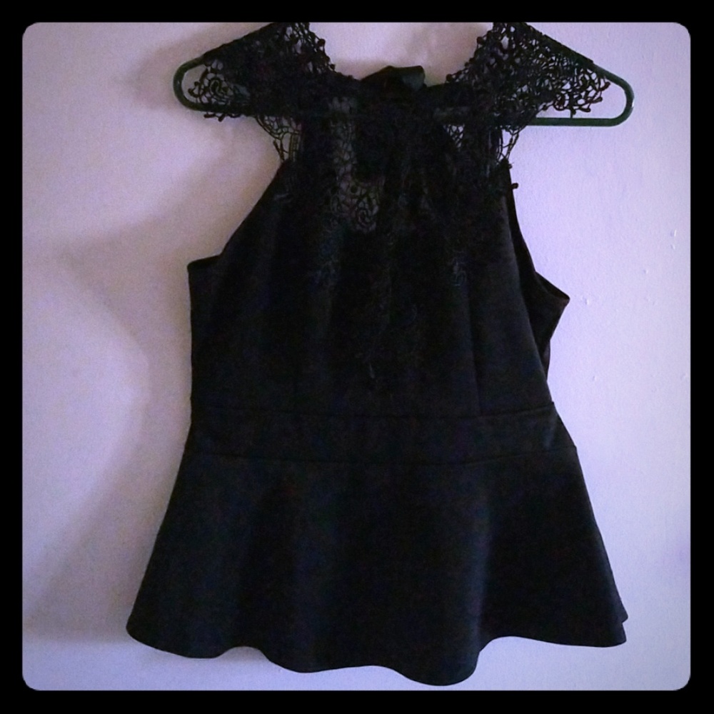 Black Peplum